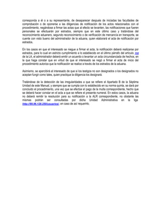 Manual de operacion aduanera