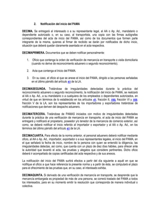 Manual de operacion aduanera