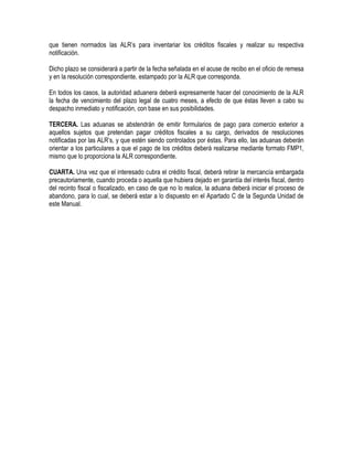 Manual de operacion aduanera