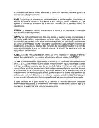 Manual de operacion aduanera