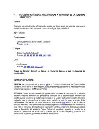 Manual de operacion aduanera