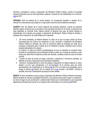 Manual de operacion aduanera