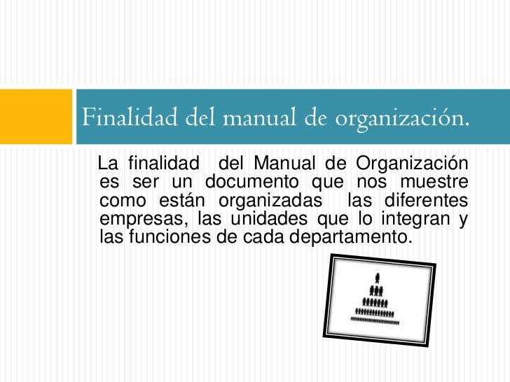 Manual de organizacion