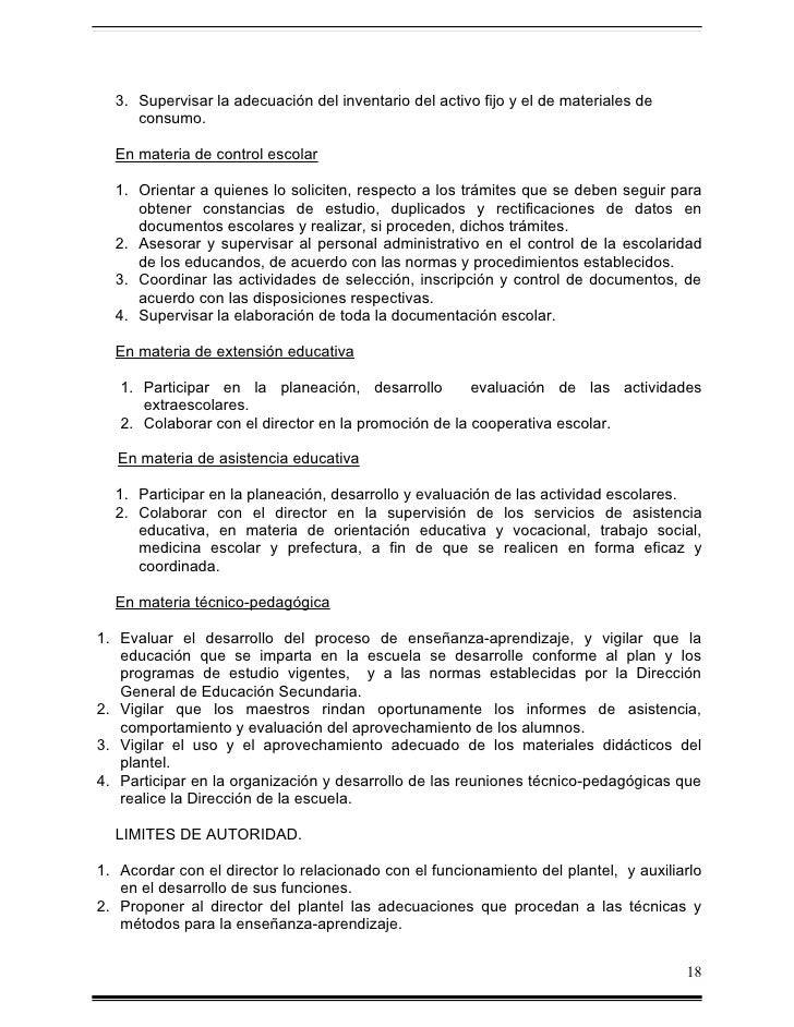 Manual de organizacion de la escuela