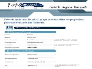 Favor de llenar todas las celdas, ya que entre mas datos nos proporcione, podremos localizarlo mas fácilmente.