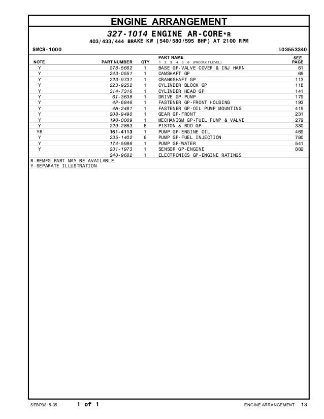 manual de partes motor c15 acert www oroscocat com da form 67 10 1a