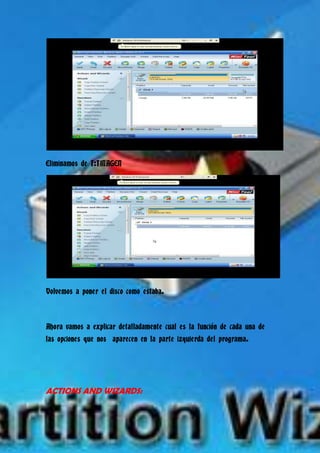 Manual de partition wizard | DOCX