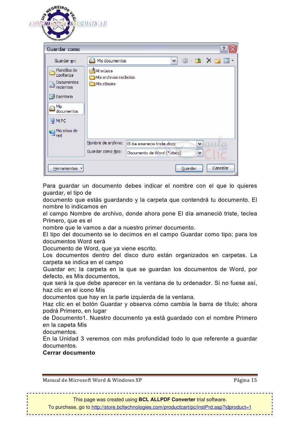 Manual De Pdf Word