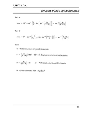 CAPÍTULO 4
TIPOS DE POZOS DIRECCIONALES
63
 