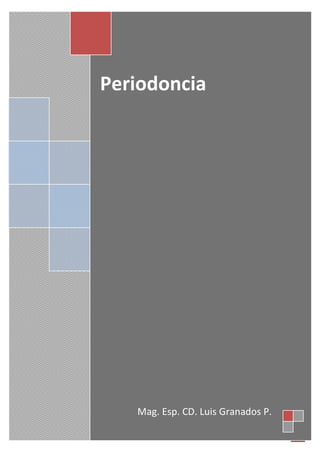 1
333p
Periodoncia
Mag. Esp. CD. Luis Granados P.
 
