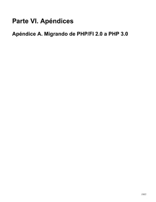 Manual de PHP