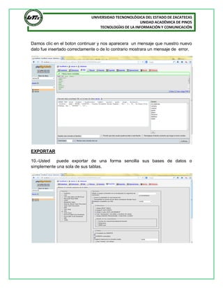 Manual de phpmyadmin | PDF