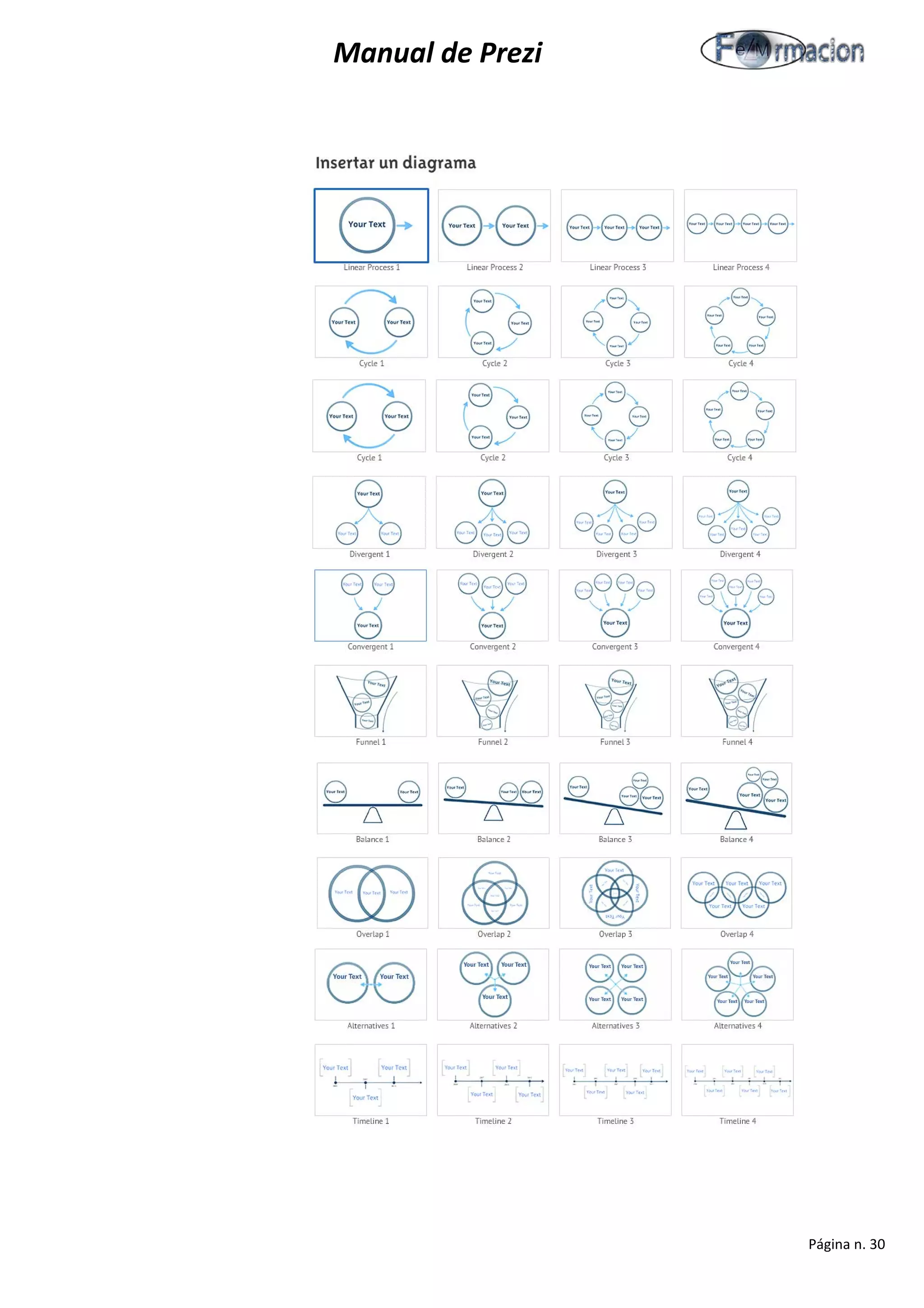 Manual de Prezi 
Página n. 30 
 