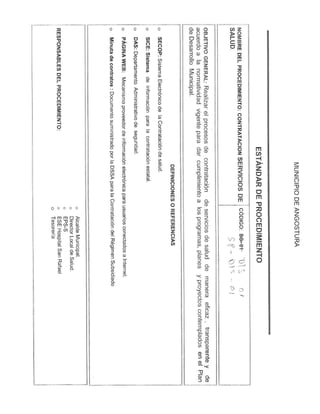 Manual de procedimientos