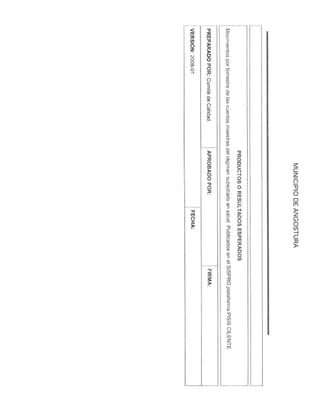 Manual de procedimientos