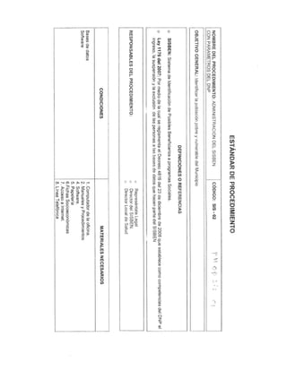 Manual de procedimientos
