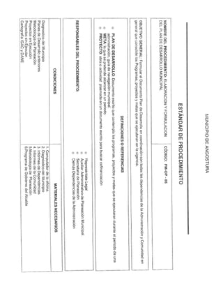 Manual de procedimientos