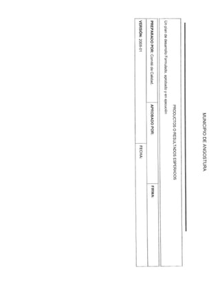 Manual de procedimientos