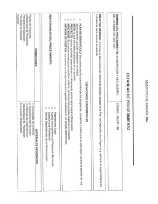 Manual de procedimientos