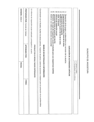 Manual de procedimientos