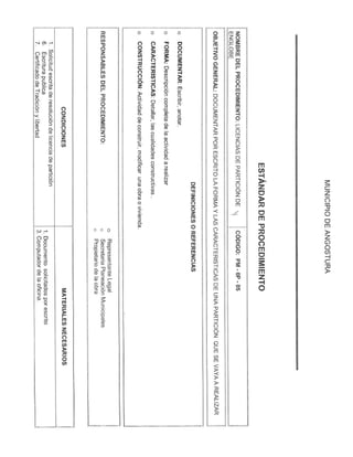 Manual de procedimientos