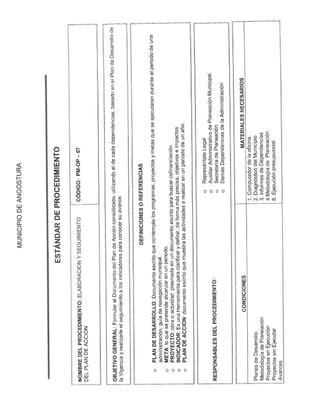 Manual de procedimientos