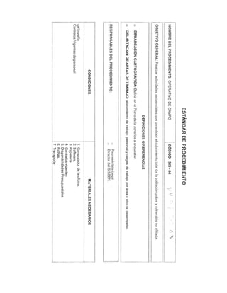 Manual de procedimientos
