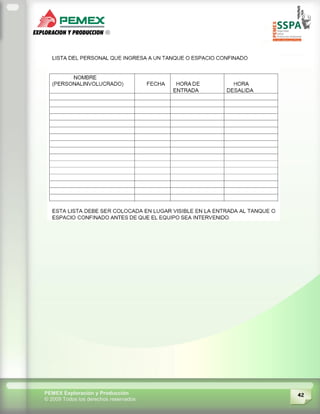42PEMEX Exploración y Producción
© 2009 Todos los derechos reservados
 