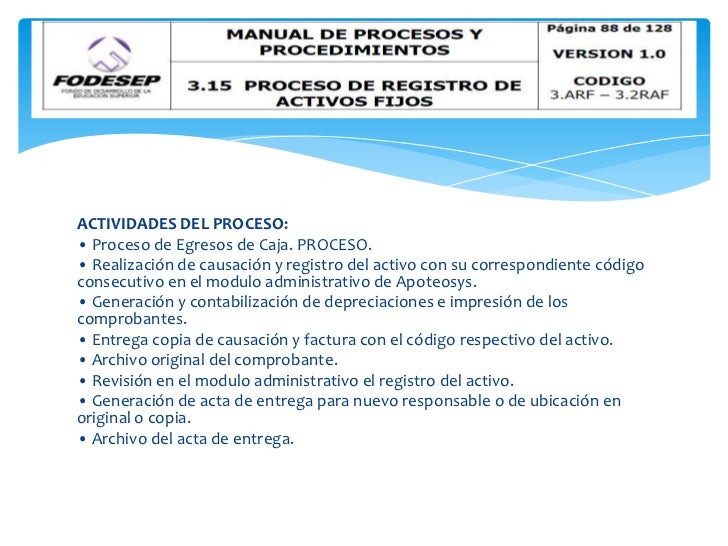 Manual De Activo Fijo