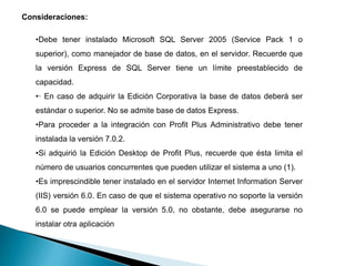 Manual de profit | PPT