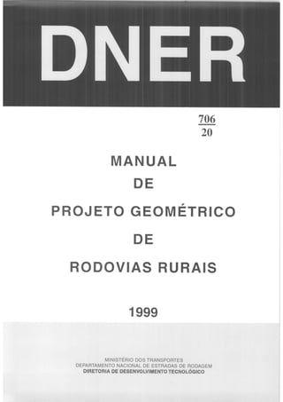 Manual de projeto geométrico