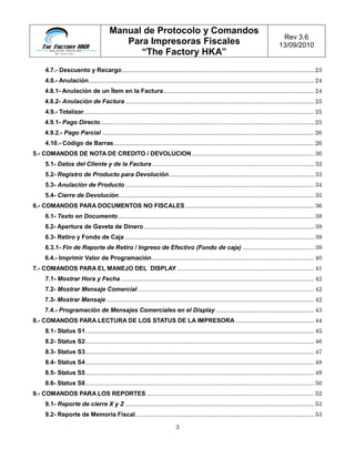 Manual de Protocolo y Comandos Para Impresoras Fiscales The Factory H…