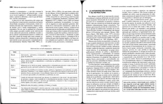 226 / Manual de psicología comunitaria
vención» y «comunitaria»— y, por otro, constatar la
existencia de otras formas de actuación que —como
ya se vio en el capítulo 2— reflejan modelos concep-
tuales y operativos diferentes, como lo que allí llama-
mos «acción comunitaria».
A pesar de ser más característica del campo que
la evaluación, la intervención comunitaria está menos
desarrollada conceptual y técnicamente, siendo la li-
teratura relevante más impresionista y dispersa (liga-
da muchas veces a temas emparentados) y menos
sistemática. Por eso, por la amplitud de la literatura
sobre campos asociados (cambio social, intervención
social, aplicación psicosocial, problemas sociales) y
por el carácter voluntariamente práctico y sintético de
este libro, trataré de resumir aquí como conjunto co-
herente y práctico desarrollos y propuestas que sobre
intervención social y psicosocial y comunitaria he he-
cho anteriormente: Sánchez Vidal (1985, 1995 y, so-
bre todo, 1991a y 2002a, a los que remito, sobre todo
los dos últimos, al lector interesado en ampliar infor-
mación). Kaufman (1987), Goodstein y Sandler
(1978), Annual Review ofPsychology (intervenciones
sociales y comunitarias), Rothman y Tropman (1987),
Rappaport (1977) y Heller y otros (1984) son fuentes
informativas igualmente recomendables. La exposi-
ción se organiza en cuatro apartados generales: defi-
nición de la intervención comunitaria a partir de la
intervención social, la parte «teórica»; examen de las
cuestiones previas involucradas en la definición y asun-
ciones que se hacen sobre el carácter de la intervención
comunitaria, la parte ético-política; estructura funcio-
nal y social de la intervención, y, finalmente, la parte
«práctica», los aspectos técnicos y estratégicos de su
realización que están bastante ligados a las bases teó-
ricas sentadas en el capítulo 4, sobre todo las relativas
al cambio social, psicosocial y comunitario.
CUADRO 7.1
Intervención social/comunitaria: definiciones
Autor
Bloom
Iscoe
y Harris
Kelly y
otros
Caplan
Seidman
Barriga
Kaufmann
Definición
Intervención —preventiva o restauradora— que trata de afectar al bienestar psicológico de un
grupo de población
Busca mejorar la condición humana mediante esfuerzos dirigidos principalmente a ayudar a los
pobres, desfavorecidos y dependientes a confrontar sus problemas y a mantener o mejorar la
calidad de sus vidas
Influencias en la vida de un grupo, organización o comunidad para prevenir o reducir la desor-
ganización social y personal y promover el bienestar de la comunidad
Esfuerzos para modificar los sistemas sociales, políticos y legislativos en lo referente a la salud,
educación y bienestar y a los campos religioso y correccional para mejorar la provisión de su-
ministros físicos, psicosociales y socioculturales básicos de la comunidad y la organización de
los servicios que ayudan a los individuos a confrontar sus crisis
Cambio de relaciones intrasociales que afectan a la calidad de la vida social, o de gran número
de personas y grupos, como resultado de: la distribución de derechos, recursos y servicios; el
desarrollo de bienes, recursos y servicios que mantienen y mejoran la vida; la asignación de
estatus ligados a las tareas y papeles sociales
Mediación entre dos partes o sistemas: el cliente y el medio
Una interacción intencional y selectiva entre dos o más actores sobre la base de una relación
sujeto-objeto en que el interventor ocupa una posición de ventaja en lo relativo a las intenciones
y recursos disponibles
© Ediciones Pirámide
Intervención comunitaria: concepto, supuestos, técnica y estrategia 1227
2. LA INTERVENCIÓN SOCIAL
Y SU ESTRUCTURA
Para dibujar el perfil de la intervención comuni-
taria debemos comenzar definiendo una intervención
social netamente diferenciada de la acción psicoló-
gica para ver si, examinados su armazón y sustancia
básica, cabe una variante de esa forma de actuar que
podamos coherentemente llamar comunitaria. Una
primera aproximación al tema de la intervención so-
cial lo aportan las definiciones extraídas de la serie
«Intervenciones sociales y comunitarias» del Annual
Review of Psychology (por ejemplo: Bloom, 1980;
Iscoe y Harris, 1984; Kelly y otros, 1977) y de otros
volúmenes sobre temas similares, como la interven-
ción psicosocial o la prevención (Caplan, 1979; Seid-
man, 1983; Barriga et al., 1987; Kaufman, 1987).
Ofrecen esos escritos un muestrario variopinto de
lo que se puede entender por intervenciones sociales
en lo relativo a sus constituyentes básicos. Al conte-
nido de la intervención: cambios sociales, influencias
sociales, cambio de relaciones, mediación, interacción
social selectiva. A su destinatario: un grupo demo-
gráficamente definido, los pobres y dependientes,
ciertas organizaciones y comunidades, los sistemas
sociales, etc. O a los objetivos perseguidos: prevenir;
mejorar el bienestar y la calidad de vida; mejorar los
aportes físicos, psicosociales y socioculturales; me-
jorar los servicios; redistribuir los bienes y derechos
y cambiar las relaciones sociales, etc.
Las descripciones varían también en concreción,
nivel social de referencia y profundidad del cambio
propuesto, lenguaje teórico y aspecto clave identifi-
cado. Así, unas definiciones son más lineales y des-
criben distintas formas de ayuda social. Otras insis-
ten en la prevención y los cambios en la justicia y
relaciones sociales (que se asume son las causas pro-
fundas de los problemas «superficiales» observados).
Y otras, en fin, creen preciso desvelar el tipo de re-
lación (mediación sistémica) o marco social (inte-
racción selectiva de actores sociales) desde el que se
ejerce la influencia social que siempre acompaña a
la intervención. Teniendo estas aportaciones a la vis-
ta, me parece conveniente ahora distanciarnos lo su-
ficiente para adquirir una perspectiva más general y
sintética de la intervención social que incluya, junto
a sus aspectos técnicos y prácticos, sus supuestos
sociales, éticos y políticos. Ello llevará (exigirá, en
realidad), por cierto, a que nos planteemos la viabi-
lidad comunitaria de alguna forma de la intervención
social genérica o abstracta que así definamos.
¿Qué es, pues, la intervención social? ¿Qué su-
pone o conlleva intervenir en la vida social? La in-
tervención supone, de entrada, una influencia social
externa: una mediación, en su forma «blanda», una
injerencia en su forma más cruda y dura. Una in-
fluencia que puede o no responder a una demanda
de ayuda y que, por tanto, necesita una justificación
adecuada que establezca su legitimidad moral. Jus-
tificación que exige mostrar convincentemente tanto
la incapacidad de la gente de resolver el problema
(o alcanzar un objetivo) en cuestión como la capa-
cidad efectiva del interventor para ayudar más allá
de sus buenas intenciones. Ampliando esos pespun-
tes iniciales, podemos describir la intervención social
como una acción externa, intencionada y autorizada
para mejorar el funcionamiento de un sistema o co-
lectivo social (grupo, institución, comunidad, orga-
nización, servicio, etc.) que, perdida su capacidad
habitual de autogobierno, es incapaz de resolver sus
propios problemas o alcanzar metas vitales deseadas.
La intervención supone una interferencia (impuesta
o respondiendo a una demanda) en la vida social y
persigue un cambio. Ha de ser justificada por crite-
rios razonablemente objetivos (e independientes de
la motivación subjetiva del interventor) como la ne-
cesidad, el riesgo, la destrucción social o ambiental,
el peligro de conflicto o de daño inminente para las
personas, el maltrato físico, psicológico o social o la
injusticia y desigualdad social. Ésos son, como se
ve, y adoptando una terminología sistémica, criterios
indicadores de la pérdida de la capacidad de auto-
rregulación del sistema en que se interviene. Resu-
miendo, podemos definir la intervención social como
una acción externa e intencionada para cambiar
una situación social que según criterios razona-
blemente objetivos se considera intolerable o su-
ficientemente alejada del funcionamiento huma-
no o social ideal como para necesitar corrección.
© Ediciones Pirámide
 
