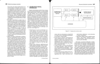 296 / Manual de psicología comunitaria
de la acción. El carácter profesional de la re-
lación no habría, en principio, de excluir cier-
tos sentimientos ya citados como la empatia
o la indignación ante la injusticia. La extrali-
mitación de la relación hacia lo personal o la
pérdida de eficacia real de las acciones suele
generar, sin embargo, problemas éticos, de tal
modo que los valores deontológicos pueden
ser concebidos como las cualidades deseables
(empezando por la confianza) para mantener
y fortalecer esa relación profesional y los fines
que la guían.
• El cliente o destinatario es aquel al que va
dirigida la acción. La elección del destinatario
de la acción profesional es un tema básico de
justicia social. El hecho de que los profesio-
nales tienden a seleccionar implícitamente sus
destinatarios en función de sus posibilidades
económicas (pagan por los servicios presta-
dos) o reivindicativas («el que no llora no
mama») y no de sus necesidades o potencial
real de desarrollo es, así, una cuestión ética
fundamental. Y la pregunta de quién es el des-
tinatario (quién debe ser el destinatario; Sán-
chez Vidal, 1998) se planteará con frecuencia
en casos y situaciones de pluralidad de actores
y demandantes.
• Según se ha dicho, el interventor es responsa-
ble de las consecuencias de las acciones que
realiza o induce por tener libertad y poder. El
tema de la responsabilidad profesional es esen-
cial y puede resumir por sí solo casi toda la
ética profesional, muy ligada a la beneficencia
o maleficencia real de las acciones realizadas.
Parte de las dificultades de examinar la res-
ponsabilidad ética de las acciones sociales tie-
ne que ver con dos aspectos diferenciales de
la ética social frente a la individual: la plura-
lidad de actores (interventores, clientes, partes,
interesadas, etc.), que hace más correcto hablar
de corresponsabilidad (sobre todo en el cam-
po comunitario, en que todos son asumidos
sujetos activos), y la polivalencia que, como
veremos, tienen las consecuencias de las ac-
ciones para los distintos actores según sus res-
pectivos valores.
4. ACCIÓN ÉTICA SOCIAL:
DIFERENCIAS
Aunque la deontología resulta útil para orientar
la acción profesional individual, es en gran medida
inadecuada para guiar la intervención comunitaria.
¿Por qué? Porque, como se observa comparando
las figuras 9.3 y 9.2, la acción social presenta im-
portantes diferencias estructurales y dinámicas res-
pecto a la individual para la que está pensada la
deontología. En efecto, mientras ésta se basa en la
relación entre dos individuos —un profesional y un
«otro» destinatario de las intenciones y acciones de
aquél—, la ética social implica un interventor co-
lectivo que establece relaciones múltiples con varios
destinatarios potenciales de las que se derivan con-
secuencias polivalentes en un contexto que influye
significativamente cada aspecto del proceso. Con-
tando, en comparación con el individual, en el
o ético social (figura 9.3).
• El destinatario es social, no individual, exis-
tiendo, además, otros actores sociales (gru-
pos, instituciones, asociaciones, etc.) intere-
sados en la intervención y sus consecuencias.
Esos diversos actores y destinatarios suelen,
además, estar interrelacionados, de forma
que los efectos de las acciones dirigidas a
unos afectan también a otros. Con frecuen-
cia, por ejemplo, los actores pugnarán por
obtener bienes sociales escasos (incluida la
atención profesional), de forma que si unos
los consiguen es porque les han sido nega-
dos a otros.
• Existen varias relaciones significativas que
pueden plantear demandas morales diversas,
con frecuencia discrepantes, al interventor.
• El contexto social tiene una importancia con-
siderablemente mayor que en la acción clíni-
ca en su influencia sobre los actores, valores
y tipos de contrato relacional establecido. So-
bre el interventor como entorno institucional
u organizado que «impone» una serie de va-
lores y líneas de actuación; sobre los actores,
estableciendo lo que se considera una relación
correcta o deseable con un interventor profe-
© Ediciones Pirámide
Ética de la intervención comunitaria I 297
INTERVENTOR
(INSTITUCIÓN
SOCIAL)
RELAC. 1 DESTÍN. 1
RELAC. 2 DESTÍN. 2
CONSECUENCIAS
POLIVALENTES
RESPONSABILIDAD
T
CONTEXTO
Figura 9.3.—Esquema del acto ético social.
sional; sobre las consecuencias, en función de
los valores social o culturalmente dominantes
en un tiempo y entorno dados.
El interventor es colectivo, con frecuencia un
equipo multiprofesional, lo que complica do-
blemente el análisis ético en función de la na-
turaleza social de la discusión ética y de la
pluralidad de valores y tradiciones éticas li-
gados a las distintas profesiones que compo-
nen el equipo interventor.
La base científica y técnica es más débil que
en el trabajo individual —mejor conocido teó-
rica y técnicamente por el psicólogo—, lo que
genera espacios de desconocimiento y ambi-
güedad en los que florecen las dificultades y
dilemas éticos.
La ética social está más cargada políticamen-
te al ser el poder (político, técnico, etc.) un
ingrediente clave —que el interventor a me-
nudo ostenta o administra— en las relaciones
y asuntos comunitarios.
• Interventor y grupos sociales comparten menos
valores —por la mayor «distancia» social y
cultural de ambos— que en la mayoría de for-
mas de acción individual.
Por lo tanto, y en general, la dificultad y compleji-
dad del análisis ético crecerán a medida que aumente
el nivel social y su «densidad» y heterogeneidad en
términos de valores e intereses. En niveles sociales
«altos», como el comunitario, tendremos más relacio-
nes, siendo el contexto más relevante, la acción más
compleja y multidisciplinar, la base científica global
más incierta y, por tanto, menos aplicable la deonto-
logía individual. En cambio, en niveles más microso-
ciales (familia, grupos pequeños), las condiciones se
aproximarán más a aquellas interindividuales en que
las pautas deontológicas pueden ser más útiles.
© Ediciones Pirámide
 