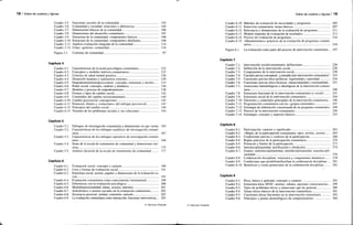 1 8 / índice de cuadros y figuras
Cuadro 3.5. Funciones sociales de la comunidad 102
Cuadro 3.6. Comunidad y sociedad: relaciones y diferencias 104
Cuadro 3.7. Dimensiones básicas de la comunidad 106
Cuadro 3.8. Dimensiones del desarrollo comunitario 107
Cuadro 3.9. Estructura de la comunidad: componentes básicos 108
Cuadro 3.10. Estructura de la comunidad: componentes detallados 108
Cuadro 3.11. Análisis-evaluación integrada de la comunidad 114
Cuadro 3.12. Cómo «generar» comunidad 116
Figura 3.1. Continuo de comunidad 97
Capítulo 4
Cuadro 4.1. Características de la teoría psicológica comunitaria 122
Cuadro 4.2. Conceptos y modelos teóricos comunitarios 122
Cuadro 4.3. Criterios de salud mental positiva 126
Cuadro 4.4. Desarrollo humano y suministros externos 129
Cuadro 4.5. Empotramiento/empowerment: concepto, estructura y niveles 133
Cuadro 4.6. Poder social: concepto, carácter y dinámica 136
Cuadro 4.7. Modelos y proceso de empoderamiento 138
Cuadro 4.8. Formas o tipos de cambio social 142
Cuadro 4.9. Contenidos del cambio sociocomunitario 144
Cuadro 4.10. Cambio psicosocial: concepciones 145
Cuadro 4.11. Potencial, límites y «soluciones» del enfoque psicosocial 147
Cuadro 4.12. Principios del cambio social 149
Cuadro 4.13. Visiones de los problemas sociales y sus soluciones 154
Capítulo 5
Cuadro 5.1. Enfoques de investigación comunitaria y dimensiones en que varían. 165
Cuadro 5.2. Características de los enfoques analíticos de investigación comuni-
taria 167
Cuadro 5.3. Características de los enfoques operativos de investigación comuni-
taria 168
Cuadro 5.4. ítems de la escala de sentimiento de comunidad y dimensiones teó-
ricas 175
Cuadro 5.5. Análisis factorial de la escala de sentimiento de comunidad 177
Capítulo 6
Cuadro 6.1. Evaluación social: concepto y carácter 188
Cuadro 6.2. Usos y formas de evaluación social 191
Cuadro 6.3. Estructura social: actores, papeles y dimensiones de la evaluación so-
cial 193
Cuadro 6.4. Evaluación comunitaria como conocimiento instrumental 198
Cuadro 6.5. Diferencias con la evaluación psicológica 200
Cuadro 6.6. Multidimensionalidad: temas, actores, métodos 201
Cuadro 6.7. Stakeholders o actores sociales en la evaluación comunitaria 202
Cuadro 6.8. Secuencia procesal: unidad, contenido, método 203
Cuadro 6.9. La evaluación comunitaria como interacción: funciones interventivas... 203
© Ediciones Pirámide
índice de cuadros y figuras / 19
Cuadro 6.10. Métodos de evaluación de necesidades y programas 205
Cuadro 6.11. Entrevista comunitaria: temas básicos 207
Cuadro 6.12. Relevancia y dimensiones de la evaluación de programas 211
Cuadro 6.13. Modelo tripartito de evaluación de resultados 213
Cuadro 6.14. Proceso de evaluación de programas 216
Cuadro 6.15. «Mandamientos» prácticos de la evaluación de programas comuni-
tarios 218
Figura 6.1. La evaluación como parte del proceso de intervención comunitaria... 197
Capítulo 7
Cuadro 7.1. Intervención social/comunitaria: definiciones 226
Cuadro 7.2. Definición de la intervención social 228
Cuadro 7.3. Componentes de la intervención social 230
Cuadro 7.4. Cuestión previa conceptual: ¿contradicción intervención-comunitaria?. 233
Cuadro 7.5. Cuestiones previas ético-políticas: legitimidad y autoridad 234
Cuadro 7.6. Cuestiones previas ético-técnicas: intencionalidad y racionalidad... 237
Cuadro 7.7. Asunciones metodológicas e ideológicas de la intervención comuni-
taria 240
Cuadro 7.8. Estructura funcional de la intervención comunitaria (y social) 241
Cuadro 7.9. Estructura social de la intervención comunitaria 244
Cuadro 7.10. Funciones y contenidos principales de la intervención comunitaria.... 246
Cuadro 7.11. Programación comunitaria con los «grupos nominales» 247
Cuadro 7.12. Estrategia de elaboración consensuada de un programa comunitario.. 249
Cuadro 7.13. Proceso de la intervención comunitaria 250
Cuadro 7.14. Estrategia: concepto y aspectos básicos 255
Capítulo 8
Cuadro 8.1. Participación: carácter y significado 263
Cuadro 8.2. «Mapa» de la participación comunitaria: tipos, niveles, actores 265
Cuadro 8.3. Condiciones previas y contexto de la participación 268
Cuadro 8.4. Reglas prácticas de la participación comunitaria 270
Cuadro 8.5. Potencial y límites de la participación 273
Cuadro 8.6. Interdisciplinariedad: justificación y obstáculos 274
Cuadro 8.7. Grados: multidisciplinariedad, interdisciplinariedad, transdiscipli-
nariedad 276
Cuadro 8.8. Colaboración disciplinar: estructura y componentes dinámicos 278
Cuadro 8.9. Condiciones que posibilitan/facilitan la colaboración disciplinar.... 281
Cuadro 8.10. Beneficios y costes potenciales de la colaboración disciplinar.. 282
Capítulo 9
Cuadro 9.1. Ética, básica y aplicada: concepto y carácter 292
Cuadro 9.2. Estructura ética AVOC: actores, valores, opciones consecuencias... 299
Cuadro 9.3. Tipos de problemas éticos y situaciones que las generan 300
Cuadro 9.4. Temas éticos básicos de la intervención comunitaria 301
Cuadro 9.5. Cuestiones éticas frecuentes en la intervención comunitaria 302
Cuadro 9.6. Principios y pautas deontológicos de comportamiento 304
 
