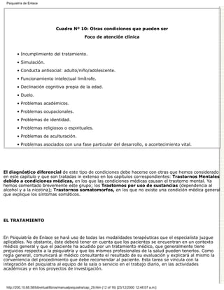 Manual de psiquiatria