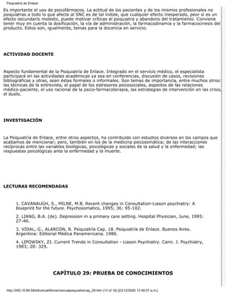 Manual de psiquiatria