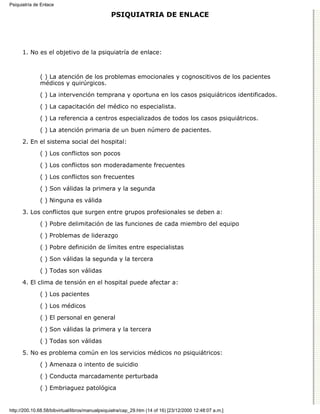 Manual de psiquiatria