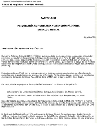 Manual de psiquiatria