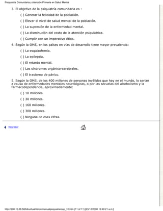 Manual de psiquiatria