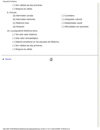 Manual de psiquiatria