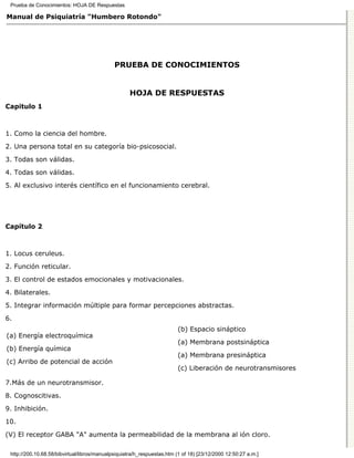 Manual de psiquiatria