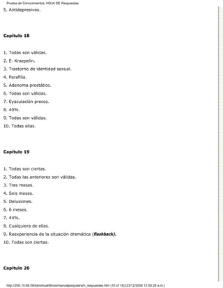 Manual de psiquiatria