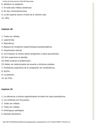 Manual de psiquiatria