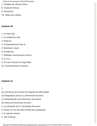 Manual de psiquiatria