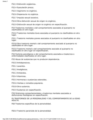 Manual de psiquiatria