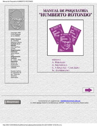 Manual de psiquiatria