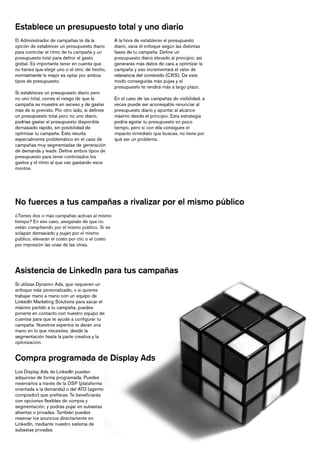 Manual de publicidad en linkedin