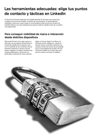 Manual de publicidad en linkedin