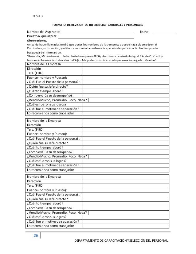 Manual de reclutamiento y seleccion del personal 2015 mms